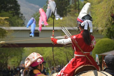 こどもスポーツ流鏑馬大会が開催されました
