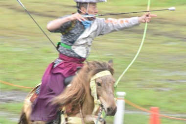全国やぶさめ競技遠野大会が開催されました